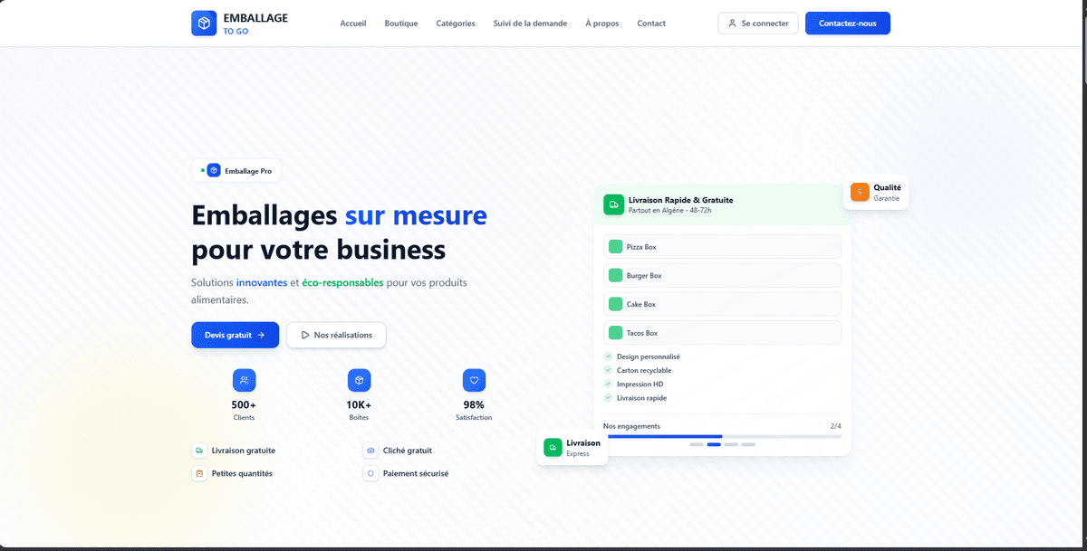 Emballage To Go | Custom Food Packaging